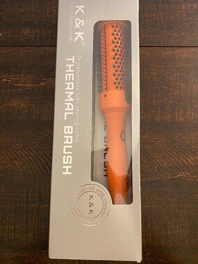 K&K 1.5” Thermal Brush Heated Round Brush – Ceramic Tourmaline